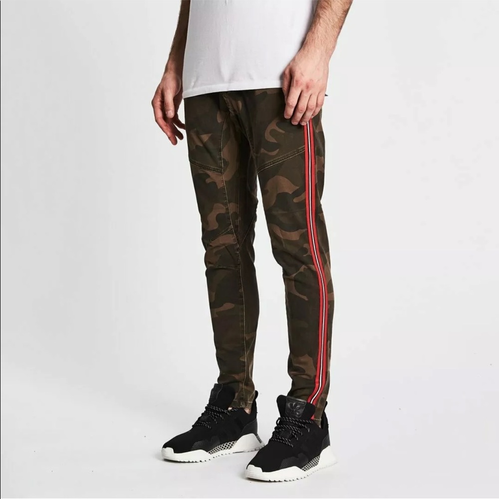 NXP Nena and Pasadena Striped Military Camo Pants